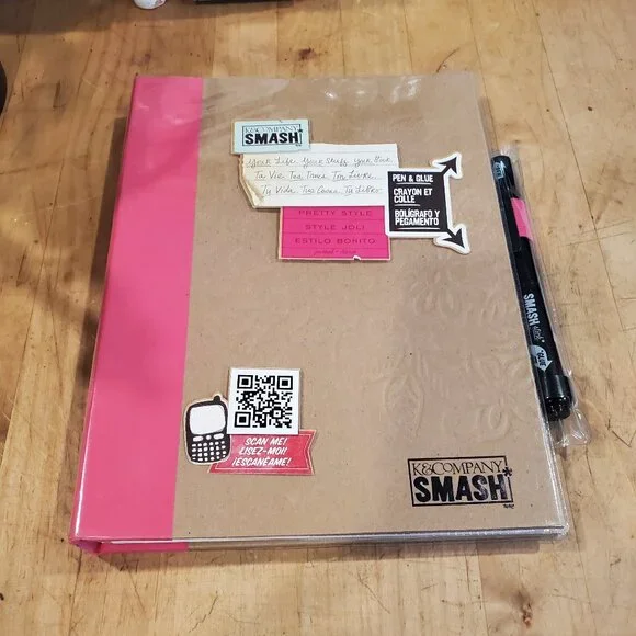 K&Company Smash Folio, Pretty Style Pink Brand New - Picture 1 of 7